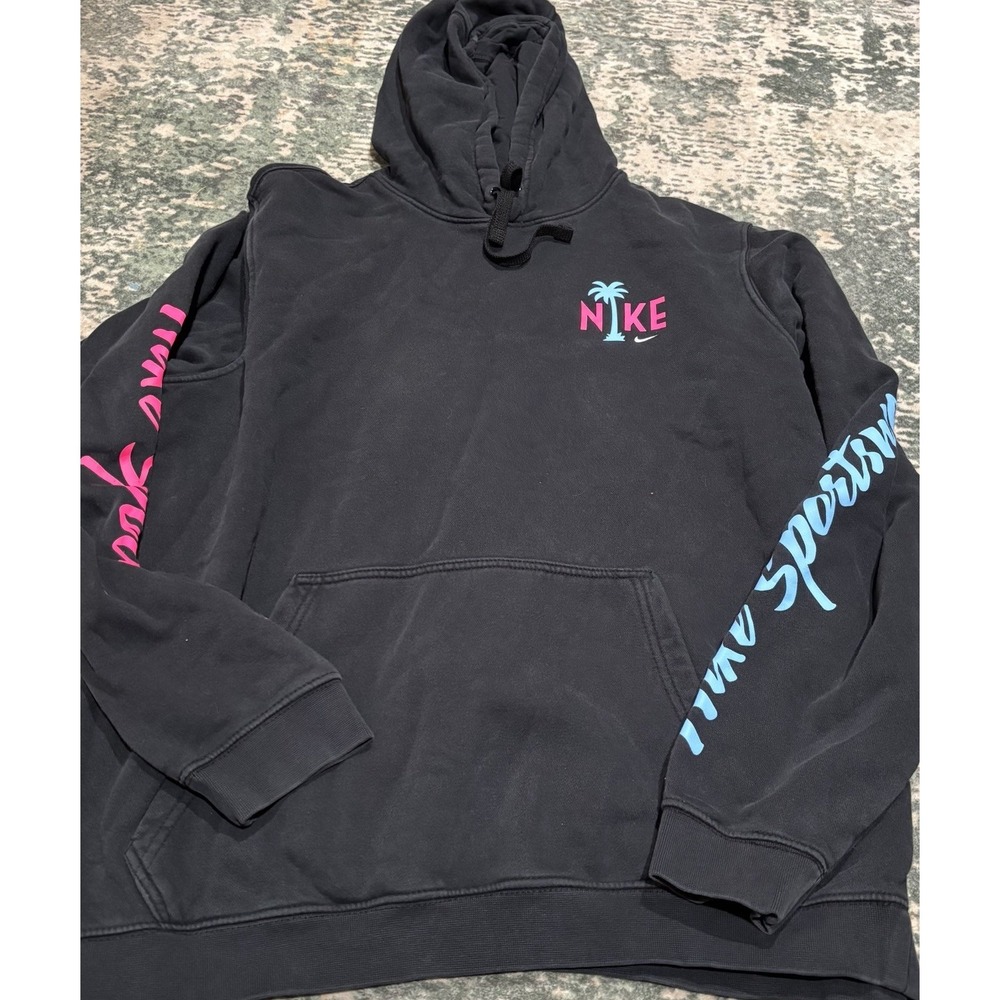 Nike Sportswear "South Beach" tropical palm tree hoodie XL